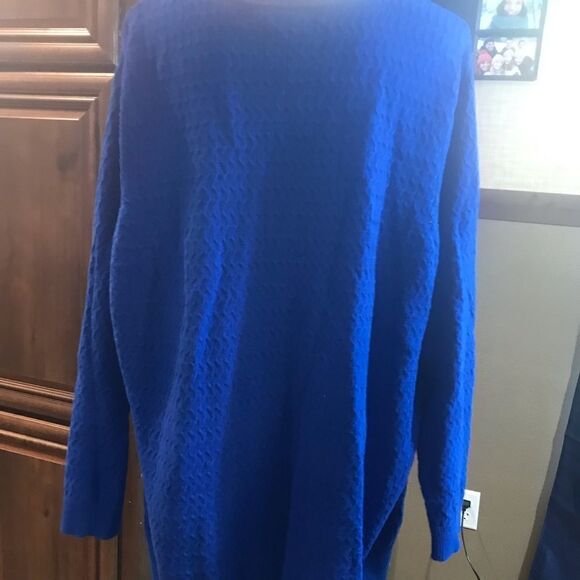 Laura Scott  blue sweater 24/26 - Picture 8 of 12